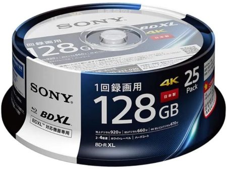 SONY Printable Spindle Blu-ray Disc 25pcs 25BNR4VAPP4 JAPAN OFFICIAL For Discount